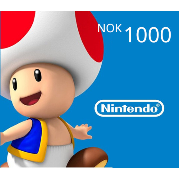 Nintendo eShop Prepaid Card 1000 NOK NO Key