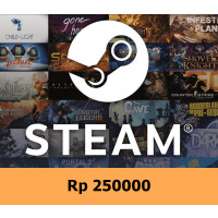 Steam Wallet Card IDR 250000 ID Activation Code
