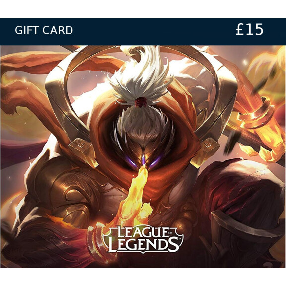 League of Legends 15 GBP Prepaid RP Card UK