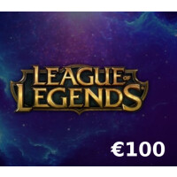 League of Legends 100 EUR Prepaid RP Card EU