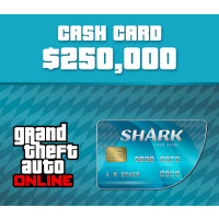 Grand Theft Auto Online - $250,000 Tiger Shark Cash Card FR PS4 CD Key