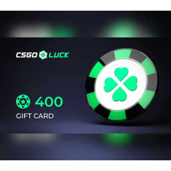 CSGOluck 400 Balance Gift Card