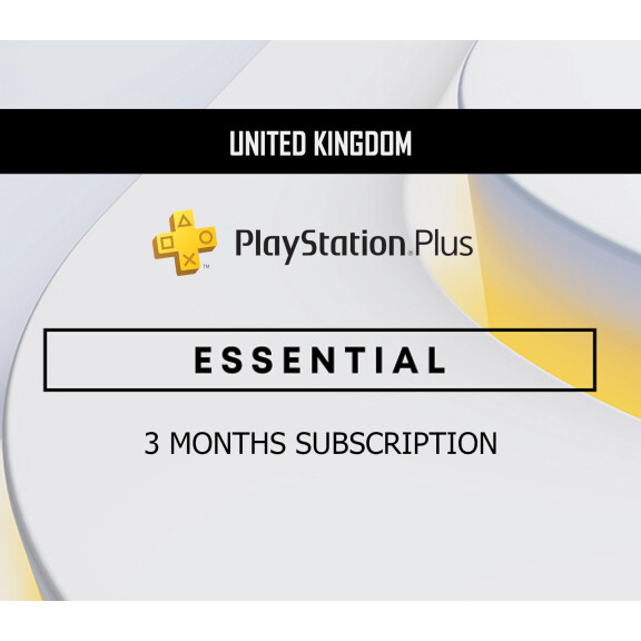 PlayStation Plus Essential 3 Months Subscription UK