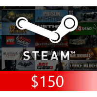 Steam Gift Card $150 HKD HK Activation Code