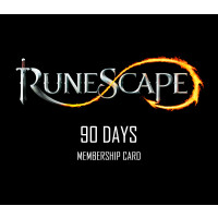 RuneScape 90-Day Prepaid Time Game Card