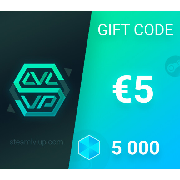 SteamlvlUP €5 Gift Code