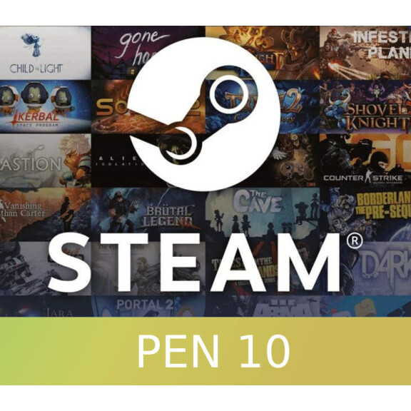 Steam Wallet Card 10 PEN PE Activation Code