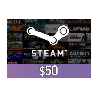 Steam Wallet Card $50 US Activation Code