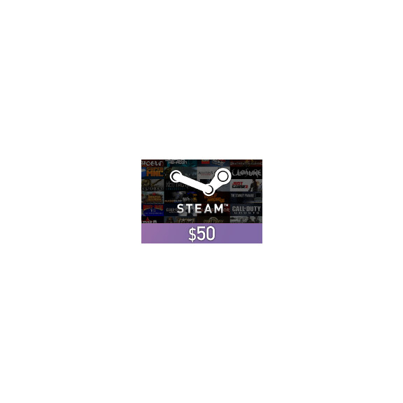 Steam Wallet Card $50 US Activation Code