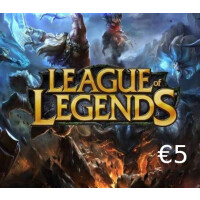 League of Legends 5 EUR Prepaid RP Card EU