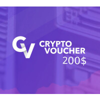 Crypto Voucher Bitcoin (BTC) 200 USD Key