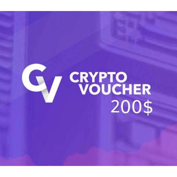 Crypto Voucher Bitcoin (BTC) 200 USD Key