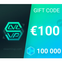 SteamlvlUP €100 Gift Code