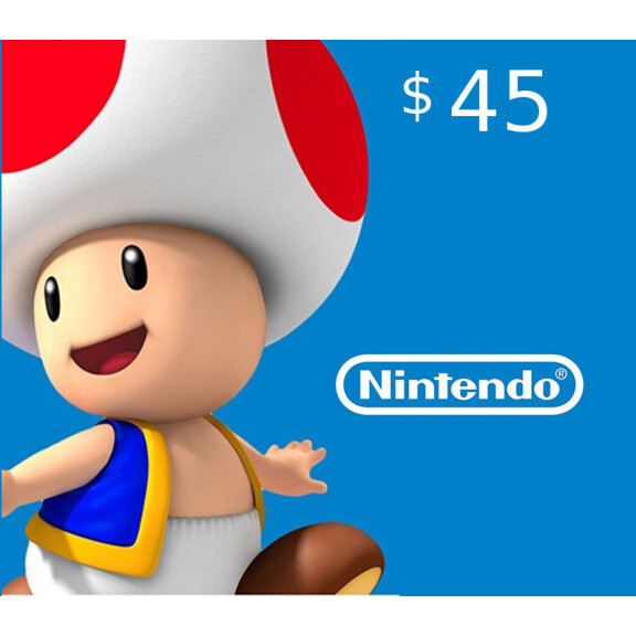 Nintendo eShop Prepaid Card $45 US Key