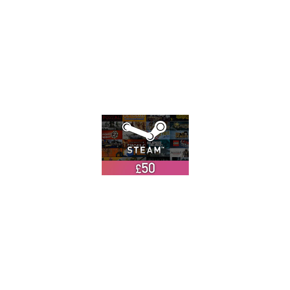 Steam Wallet Card £50 UK Activation Code
