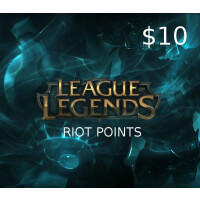 League of Legends 10 USD Prepaid RP Card US