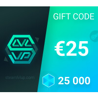 SteamlvlUP €25 Gift Code