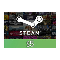 Steam Wallet Card $5 US Activation Code