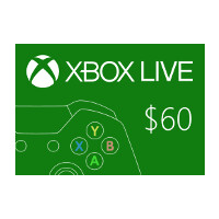 XBOX Live $60 Prepaid Card US