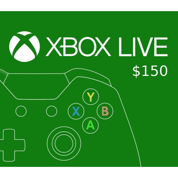XBOX Live $150 Prepaid Card HK