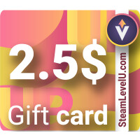 SteamLevelU 2,5 USD Gift Card