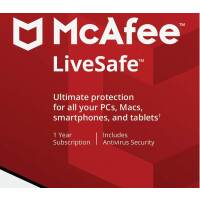 McAfee LiveSafe 2023 Key (1 Year / Unlimited Devices)