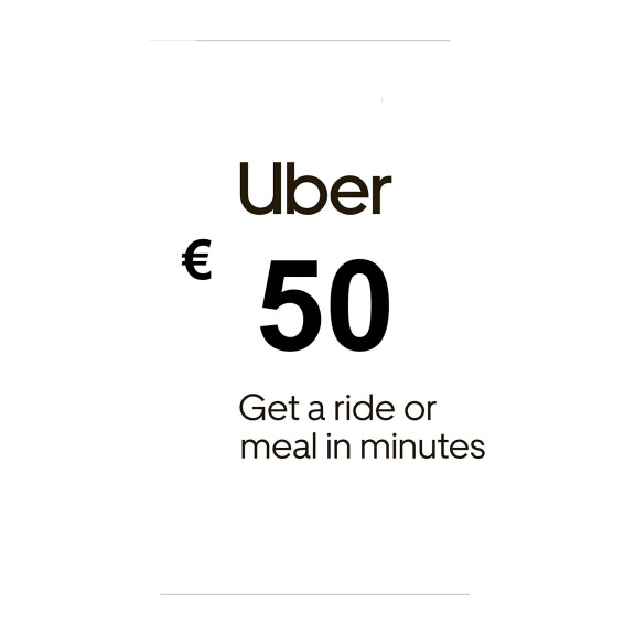 Uber €50 EU Gift Card