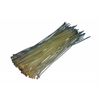 OPASKA PLASTIKOWA 4X300 (1 OPAK. 100 SZT) BIAŁA