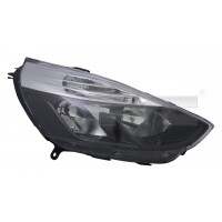 REFLEKTOR CLIO 12- PRAWY H7/H1 CZARNY 260103127R