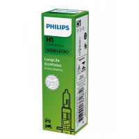 ŻARÓWKA H1 12V/55W PHILIPS LONGLIFE ECOVISION 1SZT. PHI12258LLECOC1
