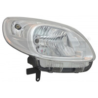 REFLEKTOR KANGOO 13- PRAWY H4/BEZ SILN/CHR. 260109958R