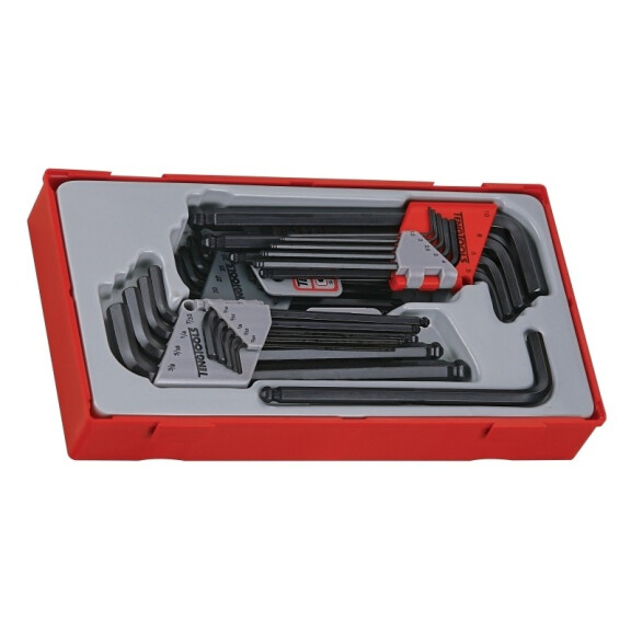 ZESTAW KLUCZY TRZPIENIOWYCH SZEŚCIOKĄTNYCH/TX TENG TOOLS TTHT28 TTHT28
