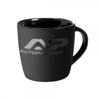 KUBEK CZARNY Z LOGO AP