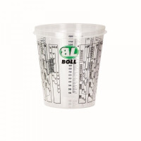 POJEMNIK PLASTIKOWY Z PODZIAŁKĄ - POJEMNOŚĆ 2,24L (SKALA PODZIAŁKI DO 1,9 L) / BOLL