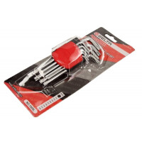 ZESTAW KLUCZY IMBUSOWYCH DŁUGICH TORX, W UCHWYCIE, 9 CZ, T10-T50 SE1009L