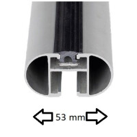 BELKI ALUMINIOWE BAGAŻNIKA DACHOWEGO AERO 1,2 M Z ZAMKIEM (KPL 2 SZT.) 6112