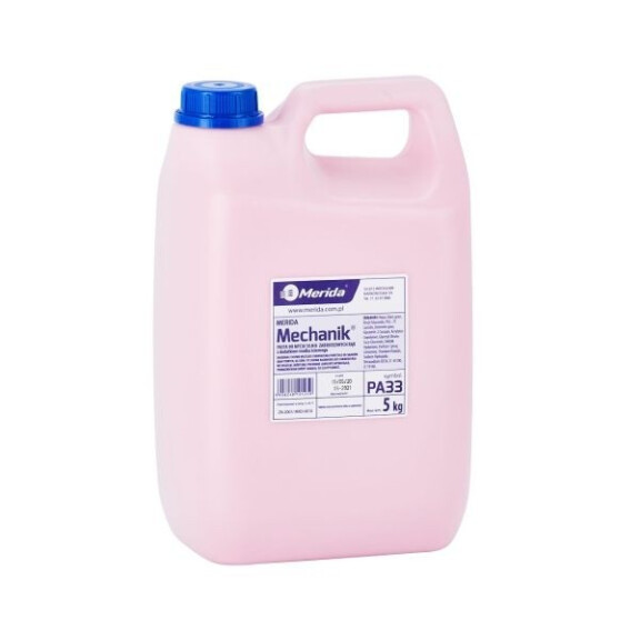 PASTA MERIDA MECHANIK DO MYCIA SILNIE ZABRUDZONYCH RĄK KANISTER 5 KG