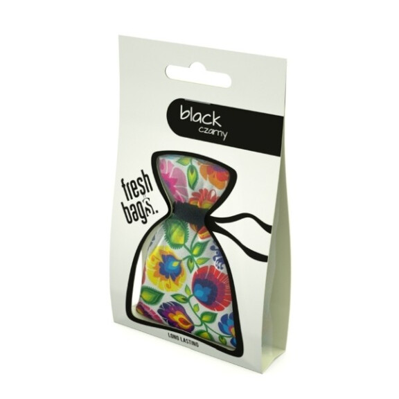 ZAPACH WORECZEK ZAPACHOWY FOLK PERFUME FRESH BAG BLACK