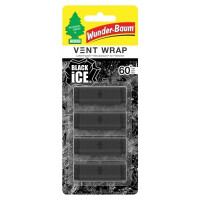 ZAPACH VENT WRAP BLACK ICE DO KRATEK NAWIEWÓW (4SZT.) / WUNDER BAUM