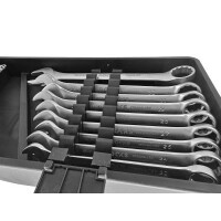 ZESTAW KLUCZY PŁASKO-OCZKOWYCH 26 CZ: 6-25,27,28,29,30,32,36M, PLASTIC BOX
