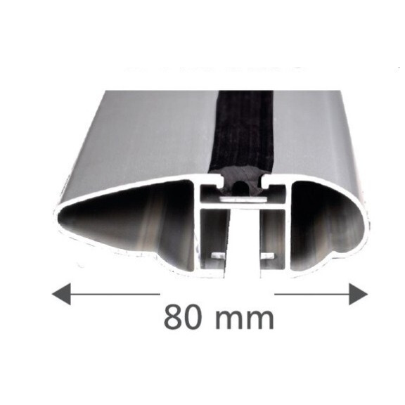BELKI ALUMINIOWE BAGAŻNIKA DACHOWEGO DYNAMIC 1,07 M (KPL 2 SZT.)