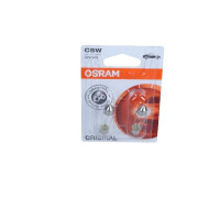 ŻARÓWKA RURKOWA C5W 12V/5W 11X35MM SV8,5-8 ORIGINAL 12V BLISTER 2SZT C5W