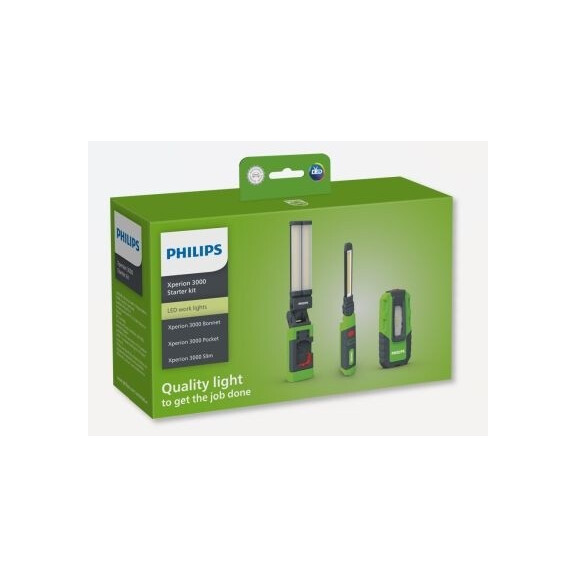 XPERION 3000 STARTER KIT ZESTAW 3 LAMP WARSZTATOWYCH XPERION 3000 BONNET POCKET SLIM