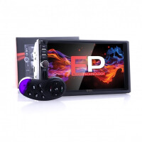 Radio Samochodowe 7" 2 DIN z GPS, Micro SD, Kamerą Cofania i Pilotem - EPCR02RCP