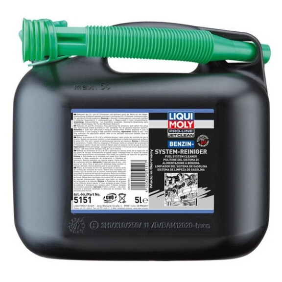PŁYN DO CZYSZCZENIA WTRYSKIWACZY 5L BENZYNA / LIQUI MOLY / DO WYCZERPANIA ZAPASÓW LIM5151
