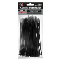 OPASKA PLASTIKOWA 3,6X200 (1 OPAK. 100 SZT) CZARNA
