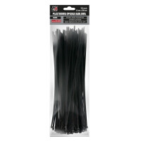 OPASKA PLASTIKOWA 3,6X300 (1 OPAK. 100 SZT) CZARNA