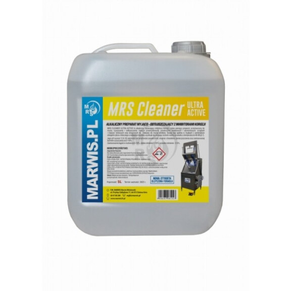KONCENTRAT PŁYN DO MYJEK Z PODGRZEWANIEM MRS CLEANER ULTRA ACTIVE PLUS 5L