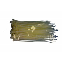 OPASKA PLASTIKOWA 4X150 (1 OPAK. 100 SZT) BIAŁA