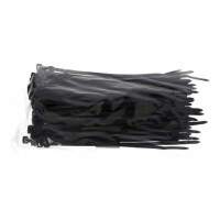 OPASKA PLASTIKOWA 4X150 (1 OPAK. 100 SZT) CZARNA